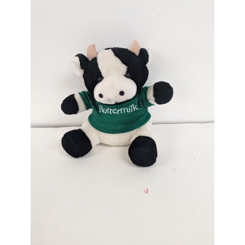 Vintage Steven Smith Buttermilk Cow Stuffed Animal 9" #2